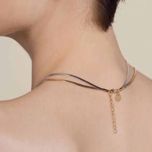 Luxoia - Rosefield Snake Halskette - JNSCD-J676