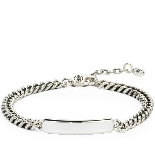 Luxoia - Buddha to Buddha Armband Essential Bar Silber
