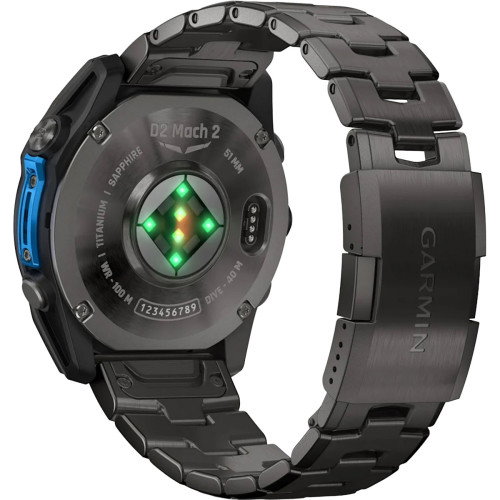 Luxoia - Garmin D2 Mach 2 Carbon Gray Titanium (51 mm) - 010-02905-31