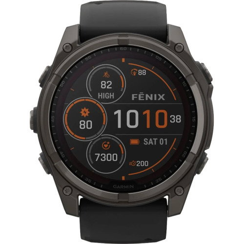 Luxoia - Garmin Fenix 8 Solar Sapphire Carbon (51 mm) - 010-02907-11