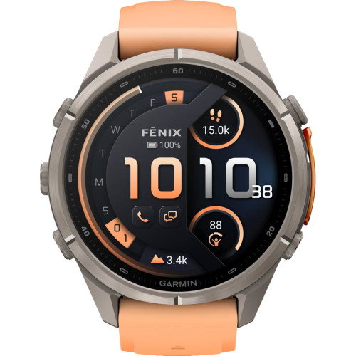 Luxoia - Garmin Fenix 9 Pro inReach Amoled Titanium Shell Pink (43 mm) - 010-04335-01