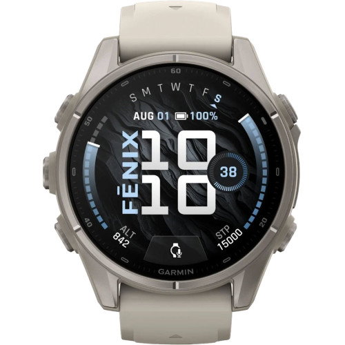 Luxoia - Garmin Fenix 9 Amoled Titanium Fog Gray (43 mm) - 010-04761-01
