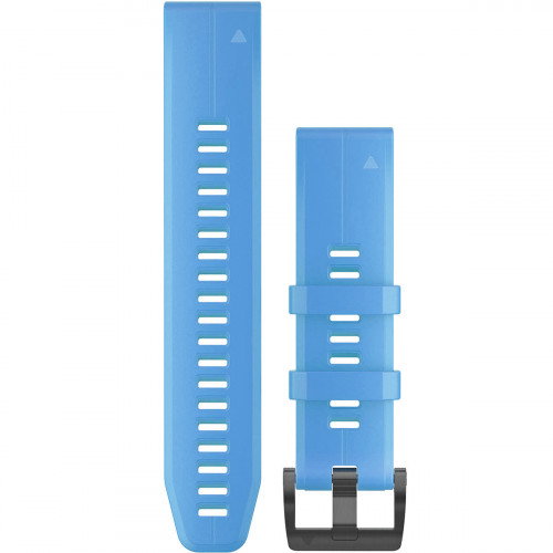 Luxoia - Garmin QuickFit 22 Cyan Blue Silicone Band - 010-12740-03