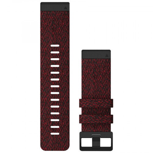 Luxoia - Garmin QuickFit 26 Heathered Red Nylon Band - 010-12864-06