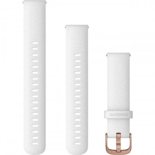 Luxoia - Garmin Quick Release (18 mm) White Silicone Band - 010-12932-0F