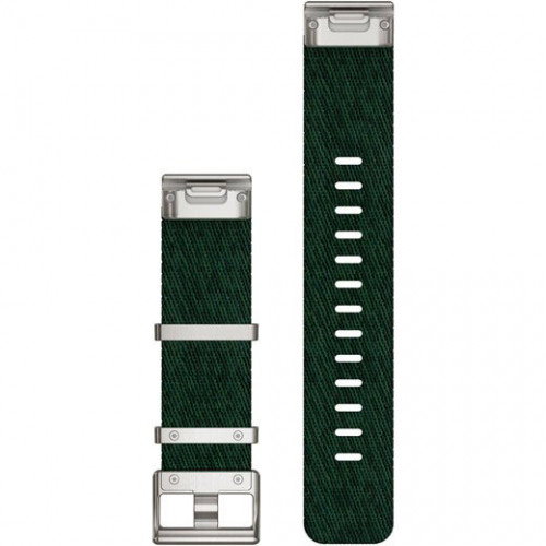 Luxoia - Garmin MARQ QuickFit 22 Jacquard Weave Nylon Pine Green Band - 010-13008-00