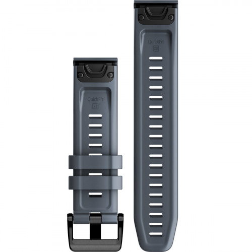 Luxoia - Garmin QuickFit 22 Granite Blue Silicone Band - 010-13111-05