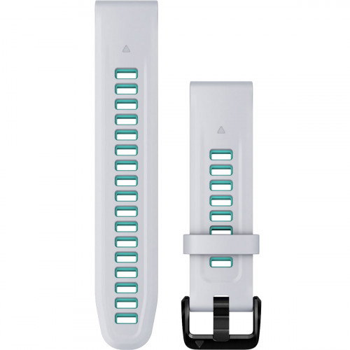 Luxoia - Garmin QuickFit 20 Whitestone Aqua Silicone Band - 010-13279-07