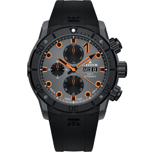 Luxoia - Edox CO-1 Carbon Chronograph Automatic - 01125 CCN GNO