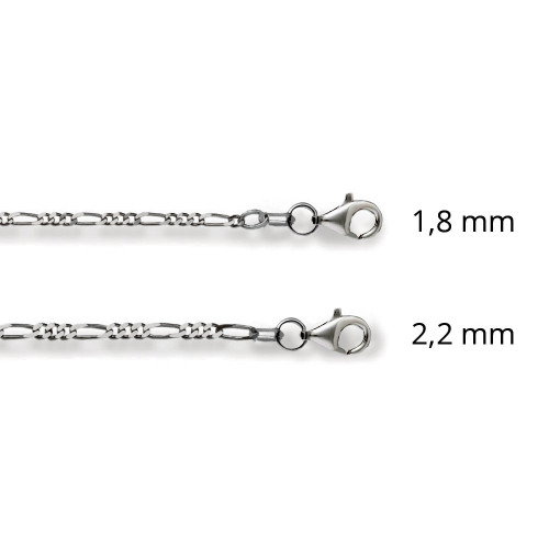 Luxoia - Luxoia Silver Classics Figarokette - 6236.00378/6236.00381