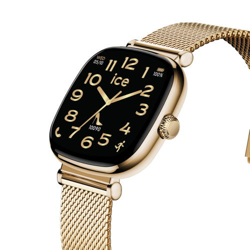 Luxoia - Ice-Watch Ice Smart SQ 2.0 Square 1.70 Gold Milanese - 025234