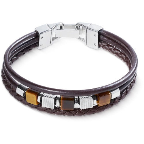 Luxoia - Coeur de Lion Steel Cubes Armband - 0921/30-1100