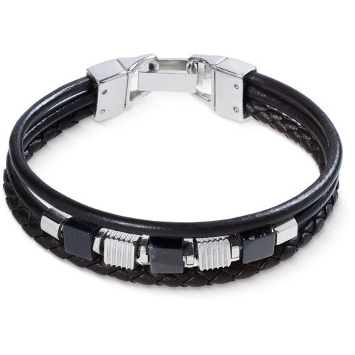 Luxoia - Coeur de Lion Steel Cubes Armband - 0921/30-1300