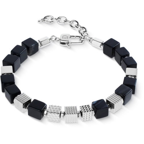 Luxoia - Coeur de Lion Graphic Cubes Armband - 0925/30-1317
