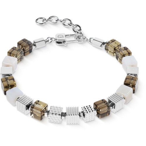 Luxoia - Coeur de Lion Graphic Cubes Armband - 0925/30-1711