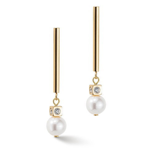 Luxoia - Coeur de Lion Asymmetry Freshwater Pearls Ohrstecker - 1102/21-1416
