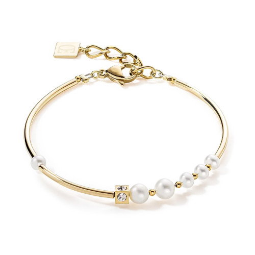 Luxoia - Coeur de Lion Asymmetry Freshwater Pearls Armband - 1102/30-1416