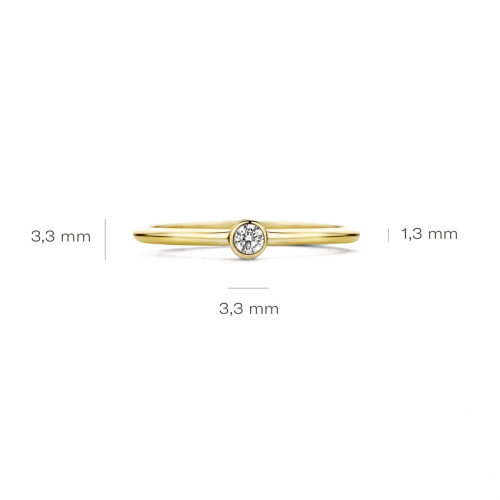 Luxoia - Blush Ring 14k Gelbgold - 1198YZI