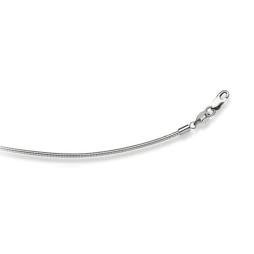 Luxoia - Luxoia Gold Classics Omegakette 750/18k Weissgold