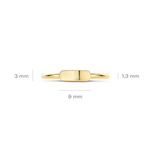 Luxoia - Blush Ring 14k Gelbgold - 1236YGO