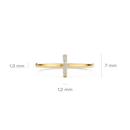 Luxoia - Blush Ring 14k Gelbgold - 1252YZI