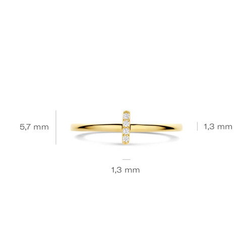 Luxoia - Blush Ring 14k Gelbgold - 1270YZI