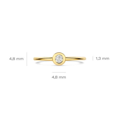 Luxoia - Blush Ring 14k Gelbgold - 1273YZI