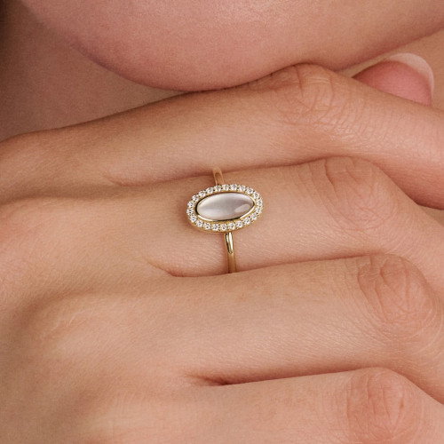 Luxoia - Blush Ring 14k Gelbgold - 1279YMQ