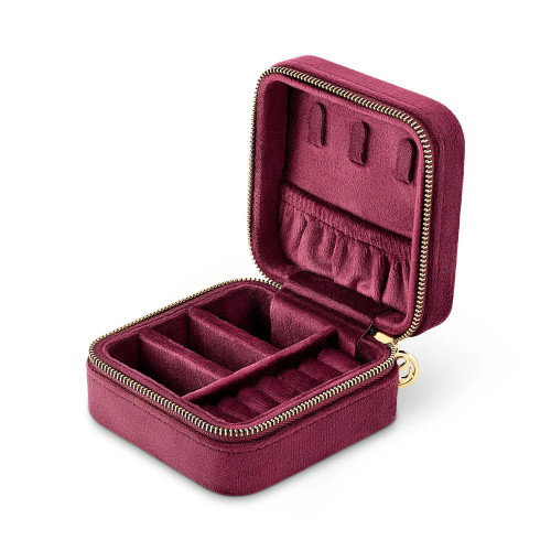 Luxoia - Sif Jakobs Jewellery Travel Box Piccolo Burgundy - SJ-BG-SY10074