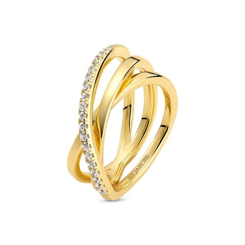 Luxoia - Sif Jakobs Spirale Ring - SJ-R2590-CZ-YG