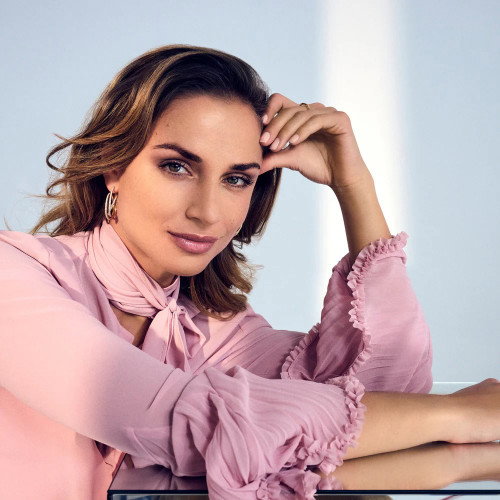 Luxoia - Sif Jakobs Spirale Grande Ohrringe - SJ-E2591-CZ-YG