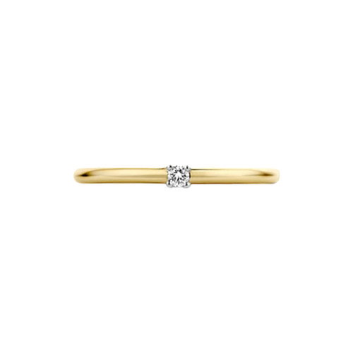 Luxoia - Blush Diamonds Ring 14k Gelbgold und Weissgold - 1600BDI