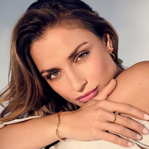 Luxoia - Sif Jakobs Ellera Waves Pianura Armreif - SJ-BG3879-YG