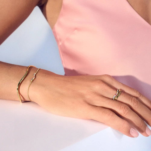 Luxoia - Sif Jakobs Ellera Waves Ring - SJ-R3869-XCZ