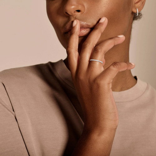 Luxoia - Blush Diamonds Ring 14k Weissgold - 1626WDI