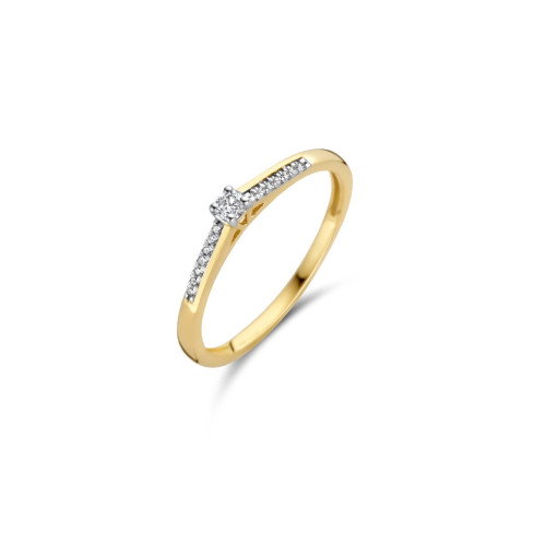 Luxoia - Blush Diamonds Ring 14k Gelbgold - 1639YDI