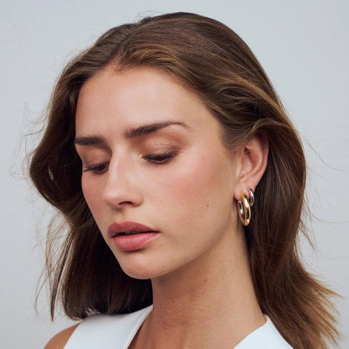 Luxoia - Sif Jakobs Carrara Pianura Medio Ohrringe - SJ-E2471-2YG