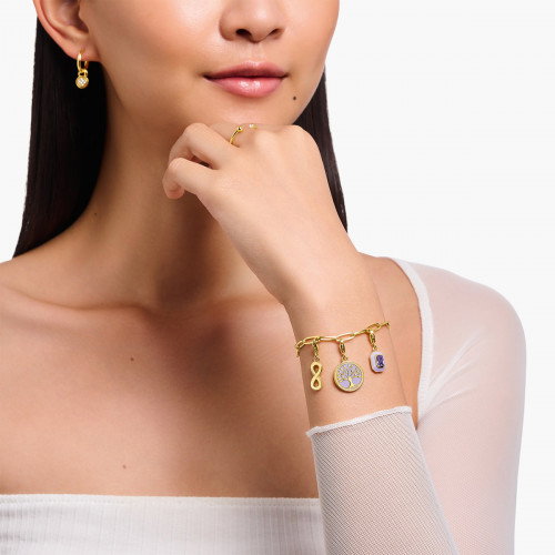 Luxoia - Thomas Sabo Charm-Anhänger Unendlichkeitszeichen vergoldet - 1990-413-39