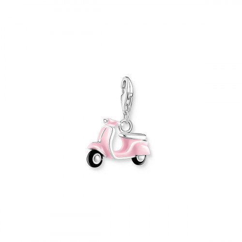 Luxoia - Thomas Sabo Charm-Anhänger Pinker Motorroller Silber - 1992-007-9