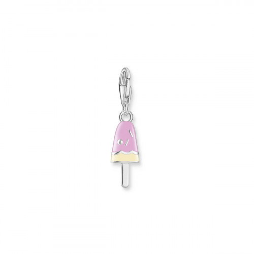 Luxoia - Thomas Sabo Charm-Anhänger Buntes Eis am Stiel mit Weissen Steinen Silber - 1999-041-7