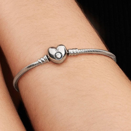Luxoia - Pandora Moments Herz und Schlangen Gliederarmband - 594594C00