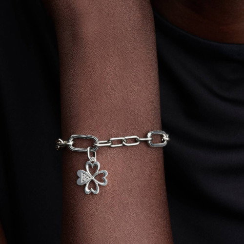 Luxoia - Pandora ME Herz Vierblättriges Kleeblatt Medaillon Charm - 793034C01