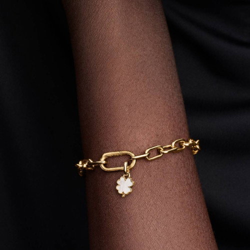 Luxoia - Pandora ME Weisses Glückskleeblatt Charm - 764564C01