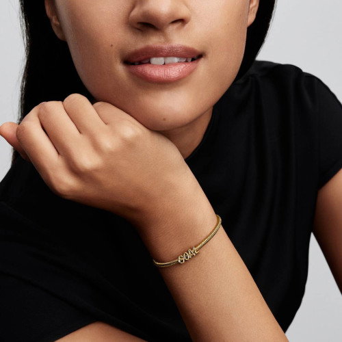 Luxoia - Pandora Goal Schriftzug Charm - 764709C01
