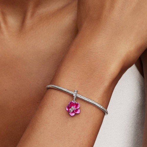 Luxoia - Pandora Hibiskus Charm Anhänger - 794698C01