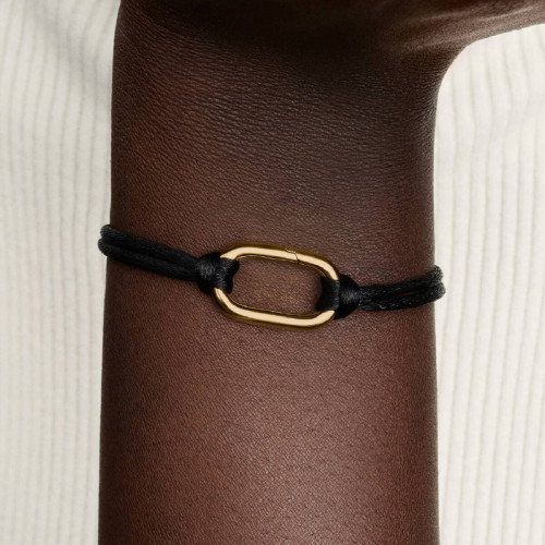 Luxoia - Pandora Aufklappbares Glied Kordel Armband - 564680C01-2