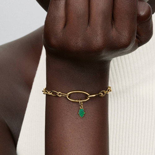 Luxoia - Pandora ME Grüner Hand der Fatima Mini Charm Anhänger - 764612C01