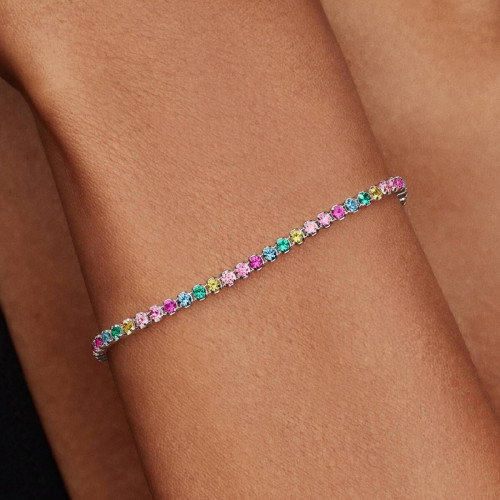 Luxoia - Pandora Regenbogen Tennisarmband - 593927C03