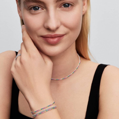 Luxoia - Pandora Regenbogen Tennisarmband - 593927C03