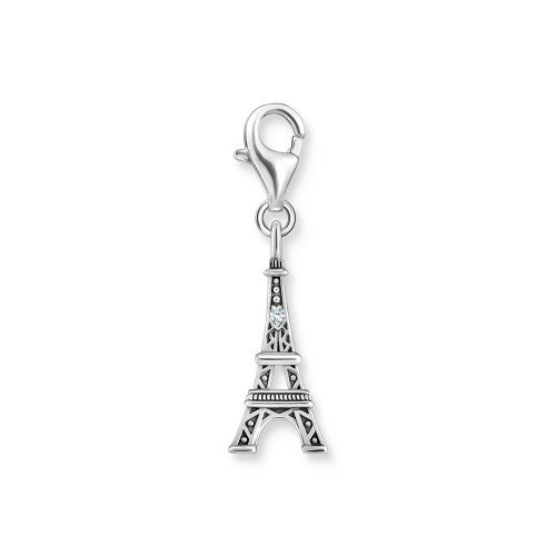 Luxoia - Thomas Sabo Charm-Anhänger Eiffelturm mit weissem Zirkonia Silber - 2074-643-21